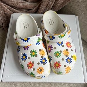 Multicolor floral CROCS